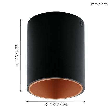 Eglo - LED-laevalgusti 1xLED/3.3W/230V