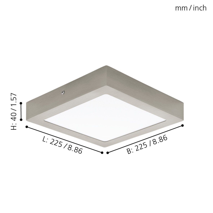 Eglo 94526 - LED-laevalgusti FUEVA 1 LED/16.5W/230V