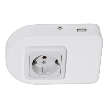 Eglo 94663 - Kapialune pistikupesa SCHUKO sh USB TAXANO