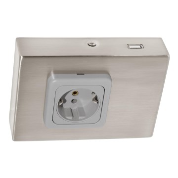 Eglo 94664 - Kapialune SCHUKO-pistikupesa koos USB-iga TAXANO