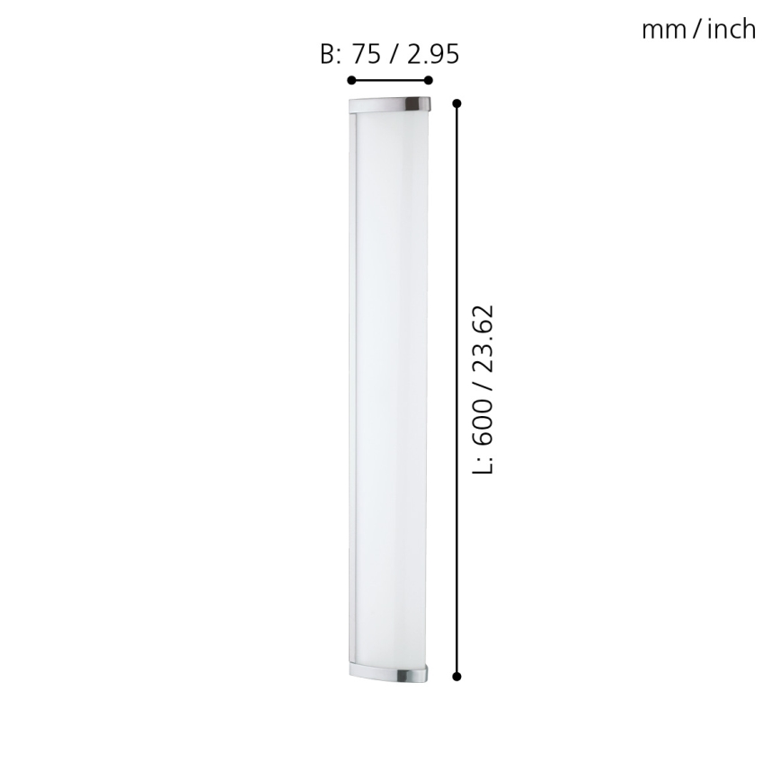 Eglo - LED Valgusti vannituppa 1xLED/16W/230V IP44