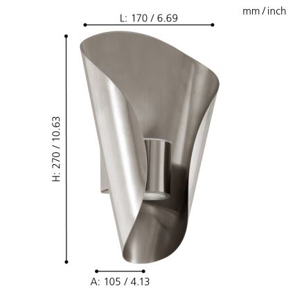 Eglo 94779 - LED Välivalgusti BOSARO 2xLED/2,5W/230V IP44