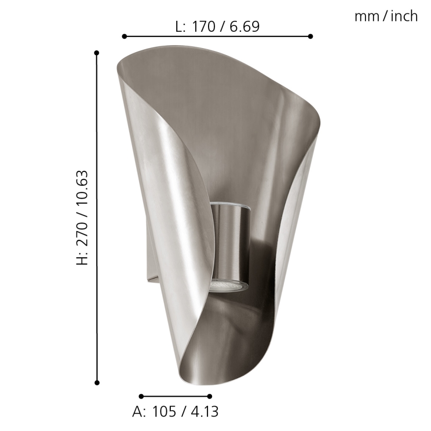 Eglo 94779 - LED Välivalgusti BOSARO 2xLED/2,5W/230V IP44