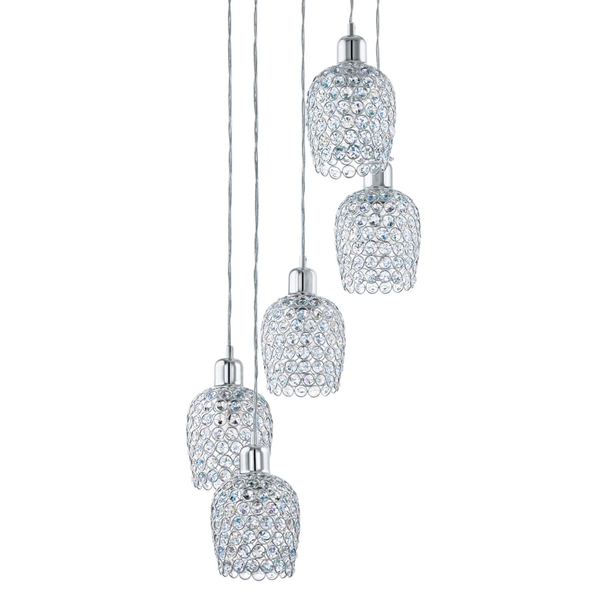 Eglo 94898 - Ripplühter BONARES 1 riputatav kaabliga 5xE27/60W/230V