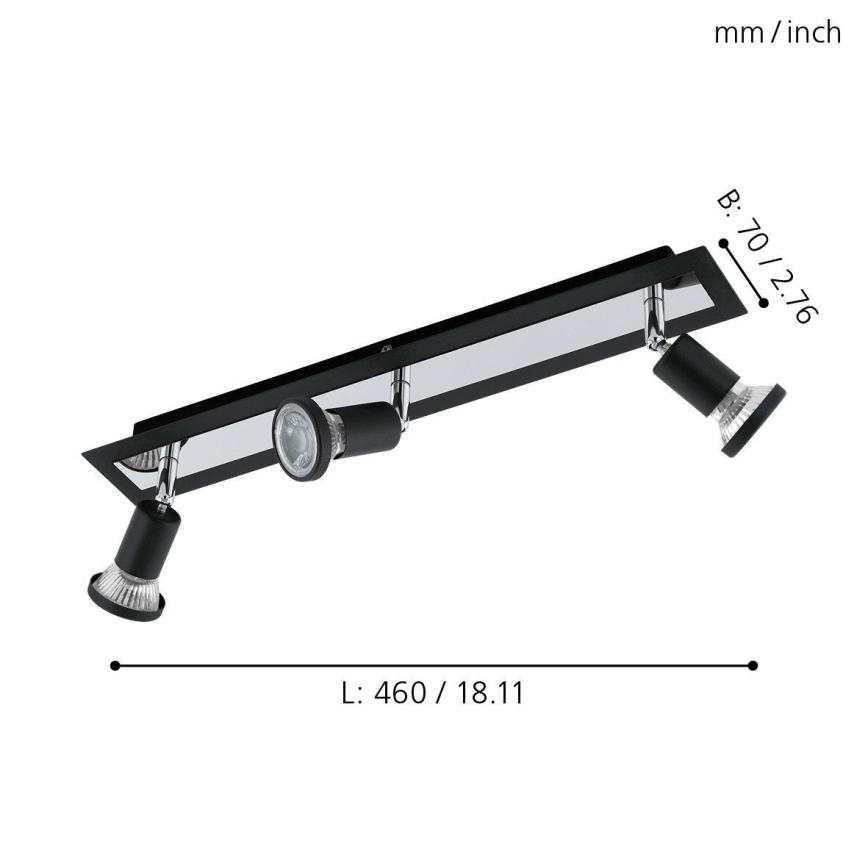 Eglo 94965 - LED-kohtvalgusti SARRIA 3xGU10-LED/5W/230V