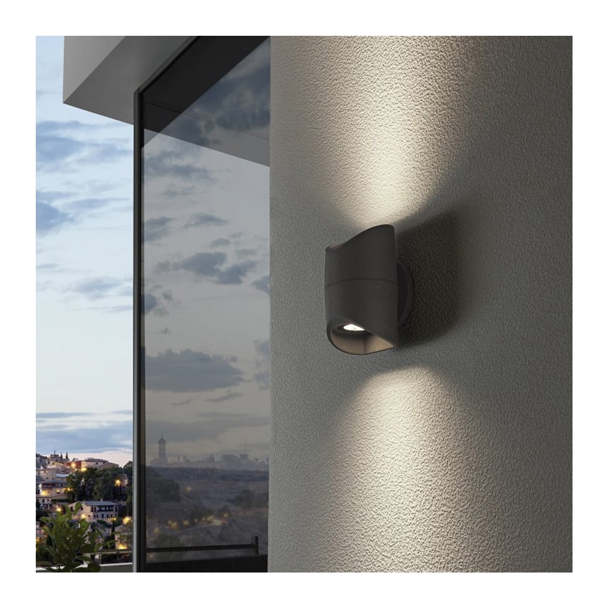 Eglo 95076 - Väli seinavalgusti ABRANTES 2x LED/6W/230V IP44