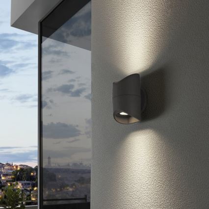 Eglo 95076 - Välisseinavalgusti ABRANTES 2xLED/6W/230V IP44