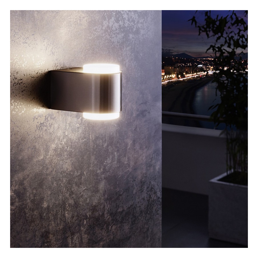 Eglo 95079 -  Väli seinavalgusti BRIONES 2xLED/3W/230V IP44