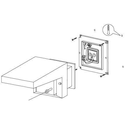 Eglo - Väli seinavalgusti LED/10W/230V