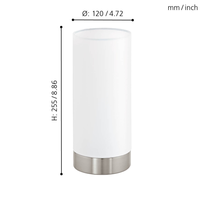 Eglo- Hämardatav laualamp1xE27/40W/230V