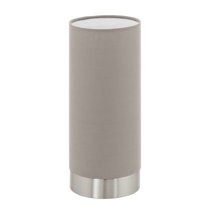 Eglo - Hämardatav laualamp 1xE27/40W/230V taupe