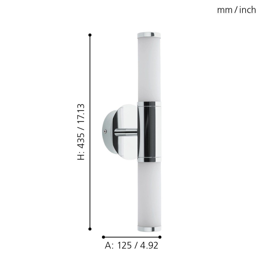 Eglo - LED Valgusti vannituppa 2xLED/4,5W/230V IP44