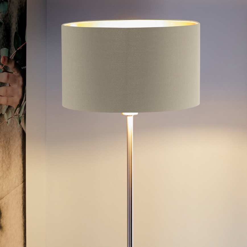 Eglo - Põrandalamp 1xE27/60W/230V taupe