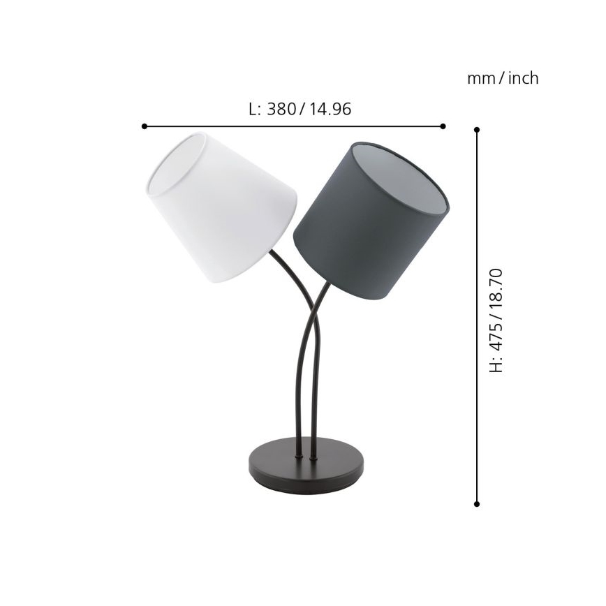 Eglo - Laualamp 2xE14/40W/230V