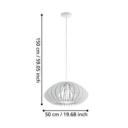 Eglo - Lühter 1xE27/60W/230V