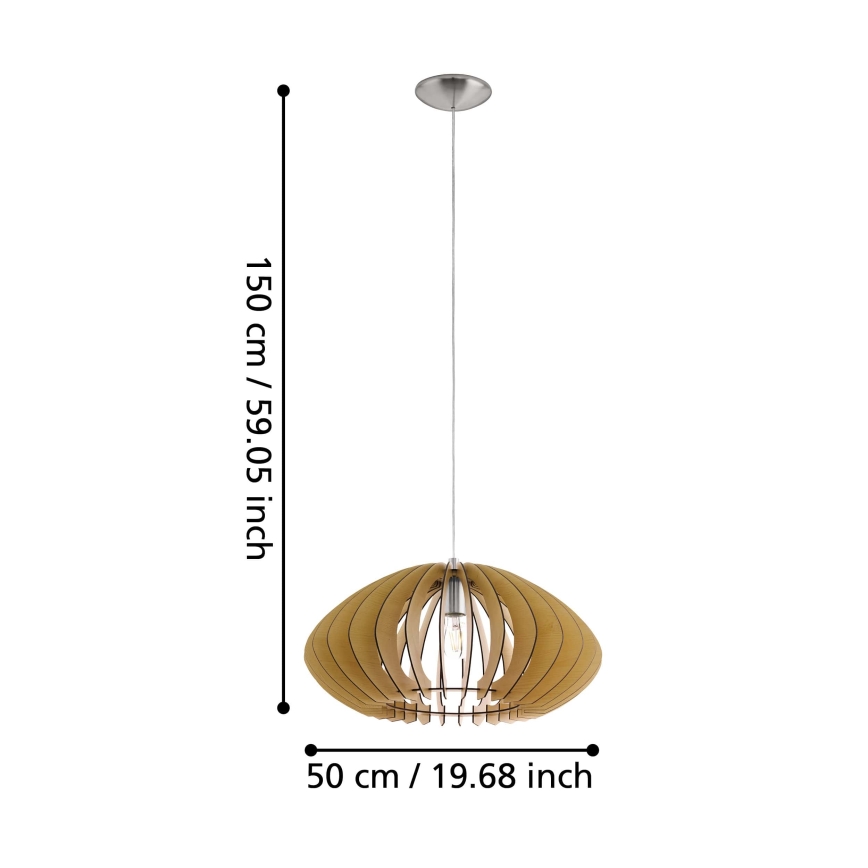 Eglo - Lühter 1xE27/60W/230V