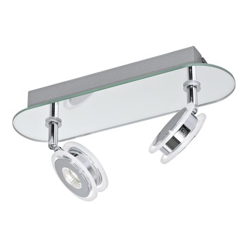 Eglo 95278 - LED-kohtvalgusti vannituppa AGUEDA 2xLED/3.3W/230V