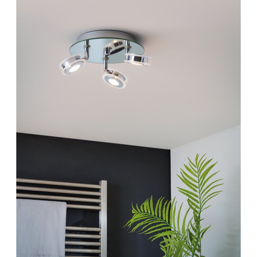 Eglo 95279 - LED-kohtvalgusti vannituppa AGUEDA 3xLED/3.3W/230V