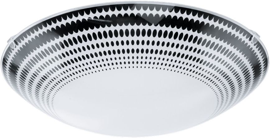 Eglo 95291 - LED laevalgusti MAGITTA LED/16W/230V läbimõõt 31,5 cm must/valge