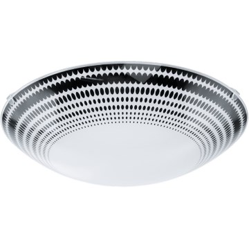 Eglo 95291 - LED laevalgusti MAGITTA LED/16W/230V Ø 31,5 cm must/valge