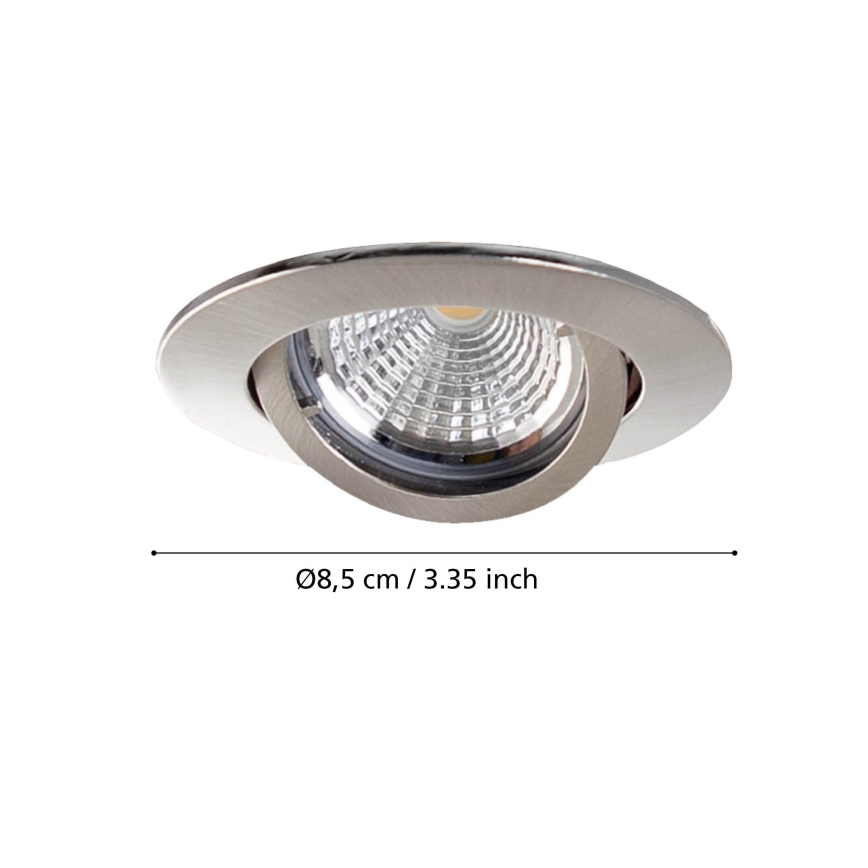 Eglo - Komplekt 3x LED lae sisse paigaldatavat valgustit TEDO 1xGU10-LED/5W/230V