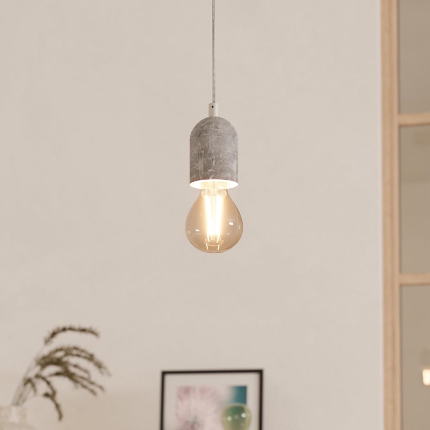 Eglo 95522 - Lühter SILVARES 1xE27/60W/230V
