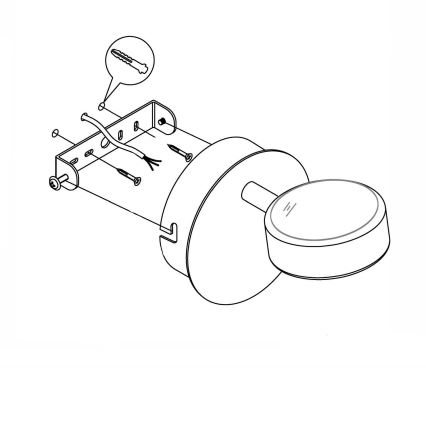 Eglo - LED-kohtvalgusti 1xLED/5.4W/230V