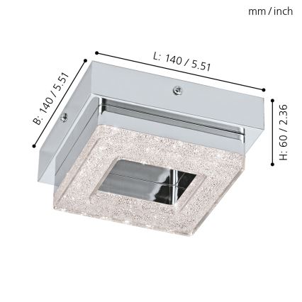 Eglo - LED Laevalgusti 1xLED/4W/230V