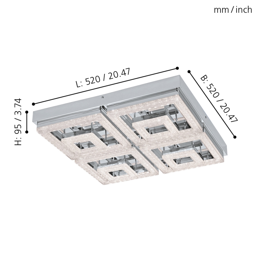 Eglo - LED Laevalgusti LED/48W/230V