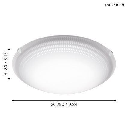 Eglo - LED-laevalgusti LED/8,2W/230V