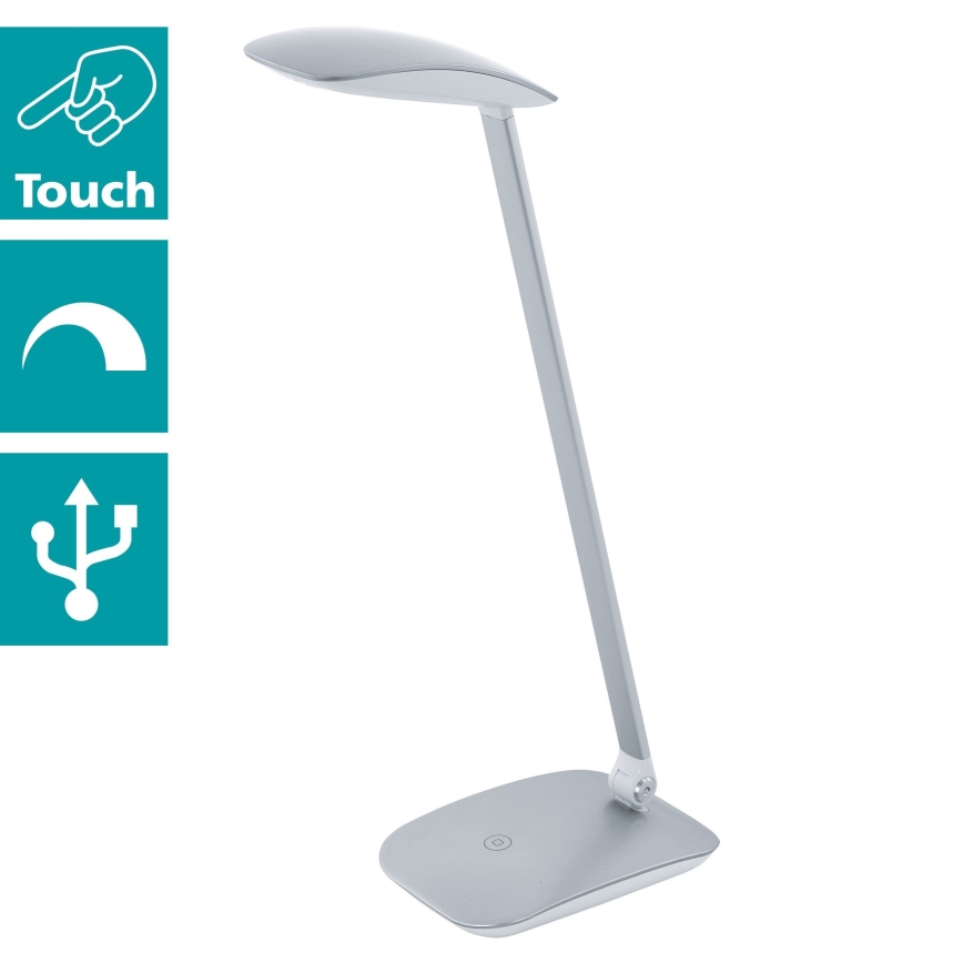 Eglo - hämardatav LED-laualamp LED/4,5W/USB
