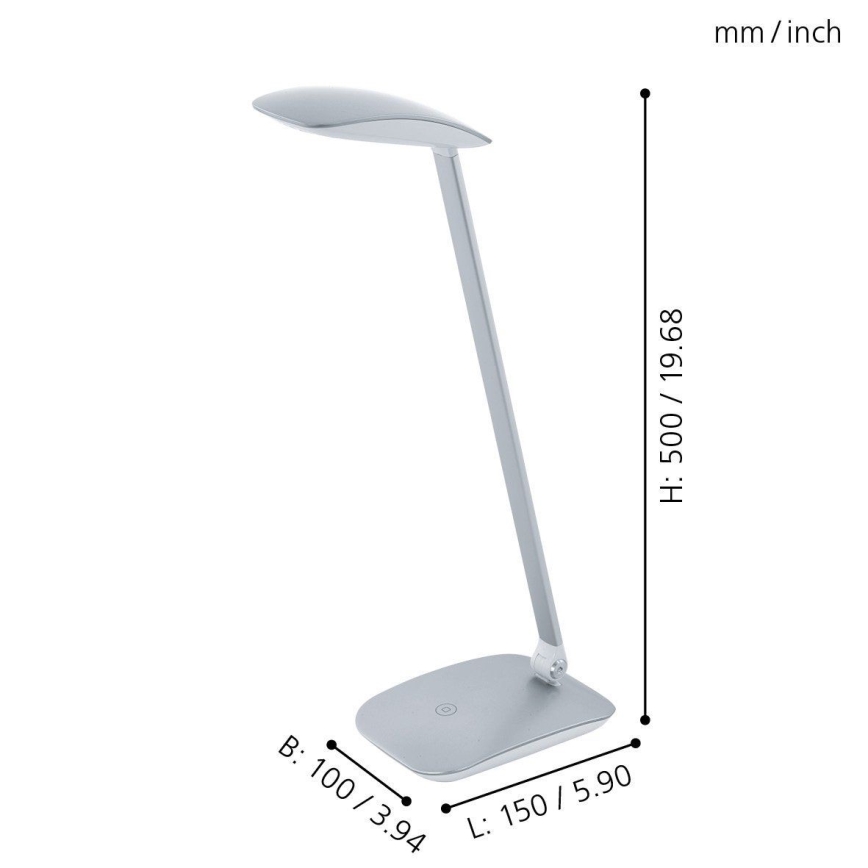 Eglo - hämardatav LED-laualamp LED/4,5W/USB