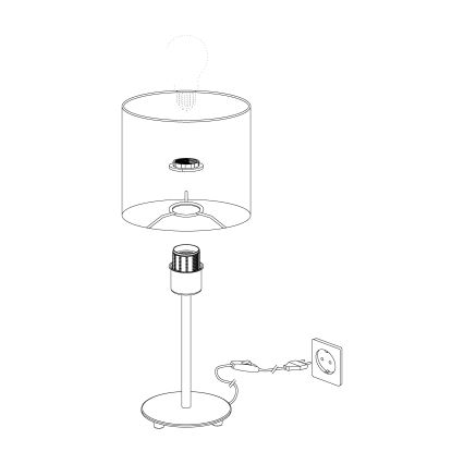 Eglo - Laualamp 1xE14/40W/230V