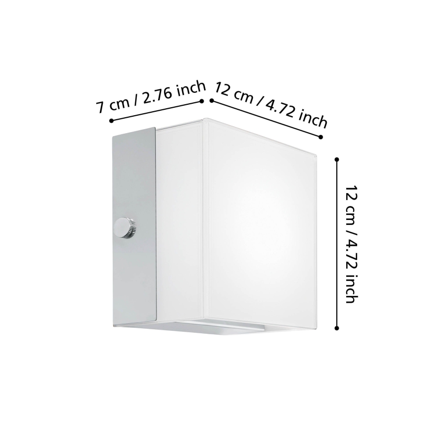 Eglo 95747 - LED seinavalgusti ALEA 2 LED/3,7W/230V