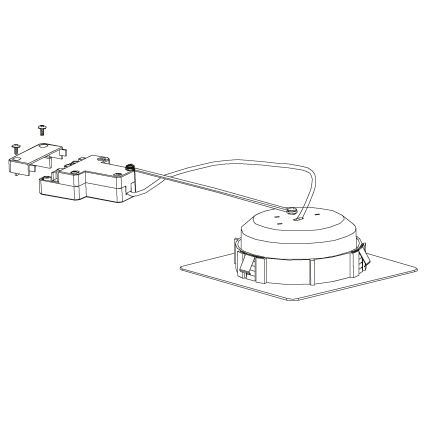 Eglo - KOMPLEKT 3x LED ripplaevalgusti PINEDA 1xLED/4,9W/230V