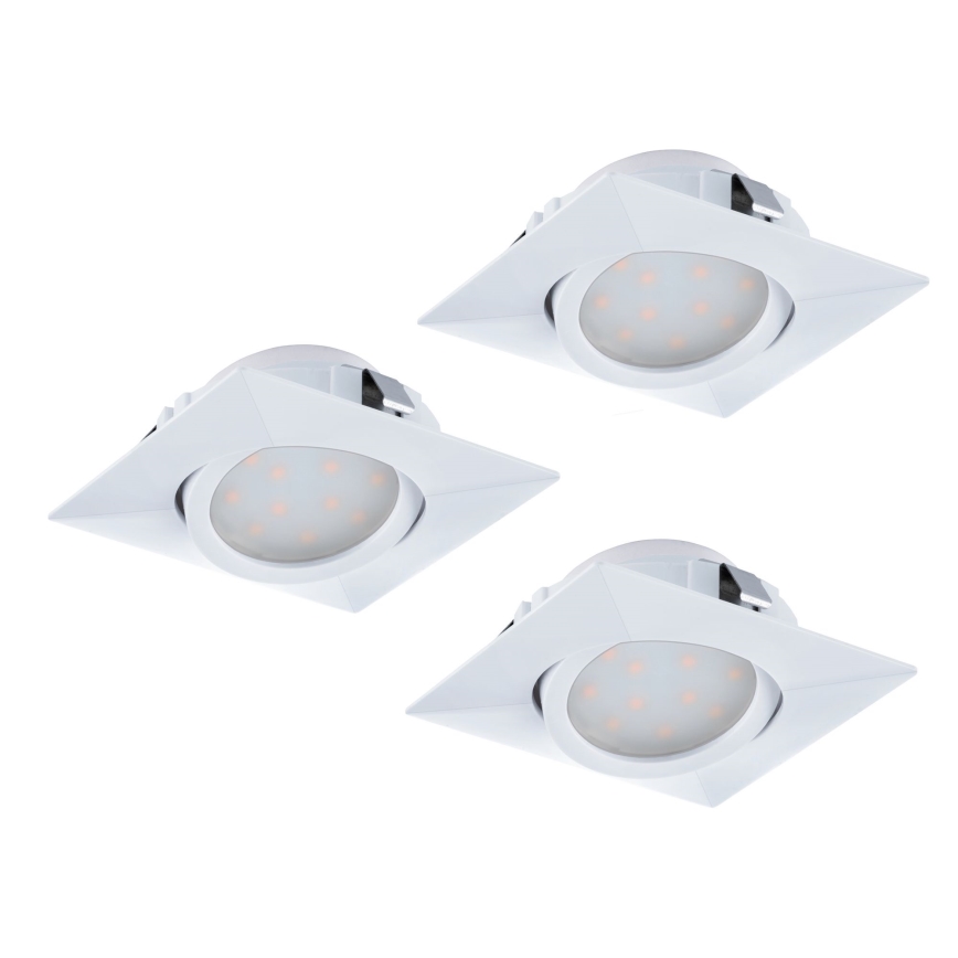 Eglo - komplekt 3x lae sisse paigaldatav LED-valgusti PINEDA LED/4,9W/230V