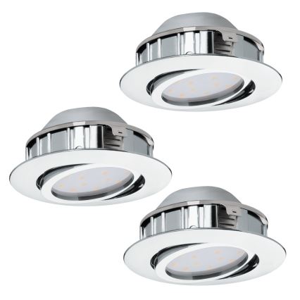 Eglo - KOMPLEKT 3x LED ripplaevalgusti PINEDA 1xLED/4,9W/230V