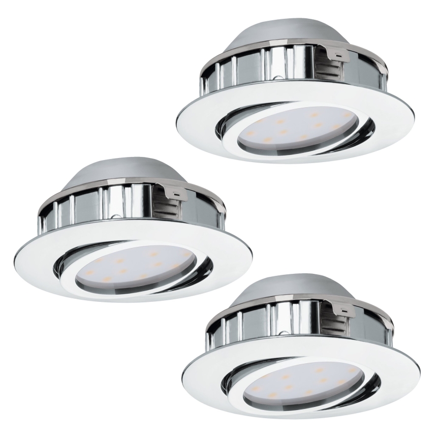 Eglo - KOMPLEKT 3x LED ripplaevalgusti PINEDA 1xLED/4,9W/230V