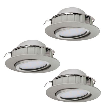 Eglo - 3-osaline LED-süvisvalgusti PINEDA LED/4,9W/230V