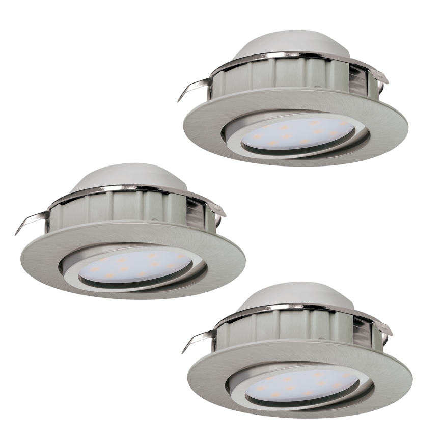 Eglo - 3-osaline LED-süvisvalgusti PINEDA LED/4,9W/230V