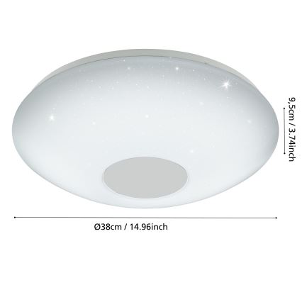 Eglo - LED Hämardatav laevalgusti LED/20W/230V + pult