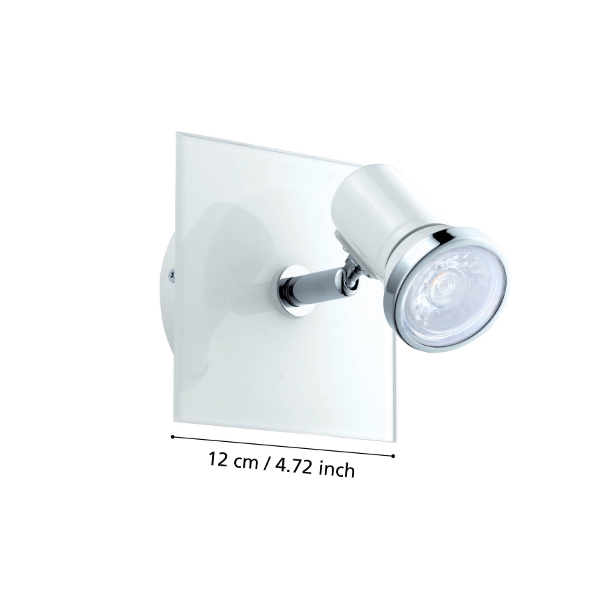 Eglo - LED-seinavalgusti 1xGU10-LED/3.3W/230V