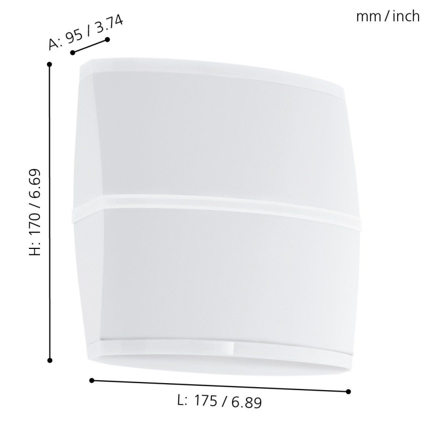 Eglo - LED Seinavalgusti õue 2xLED/6W