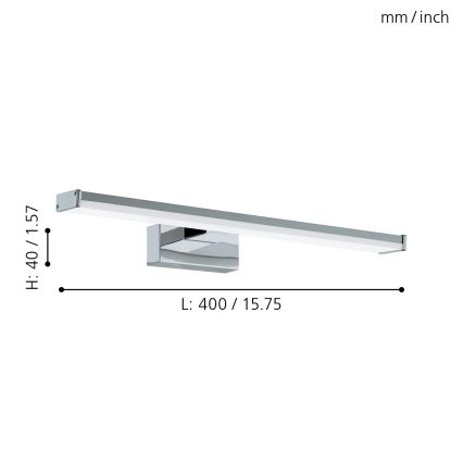 Eglo - LED Valgusti vannituppa LED/7,4W/230V 4000K 40 cm IP44