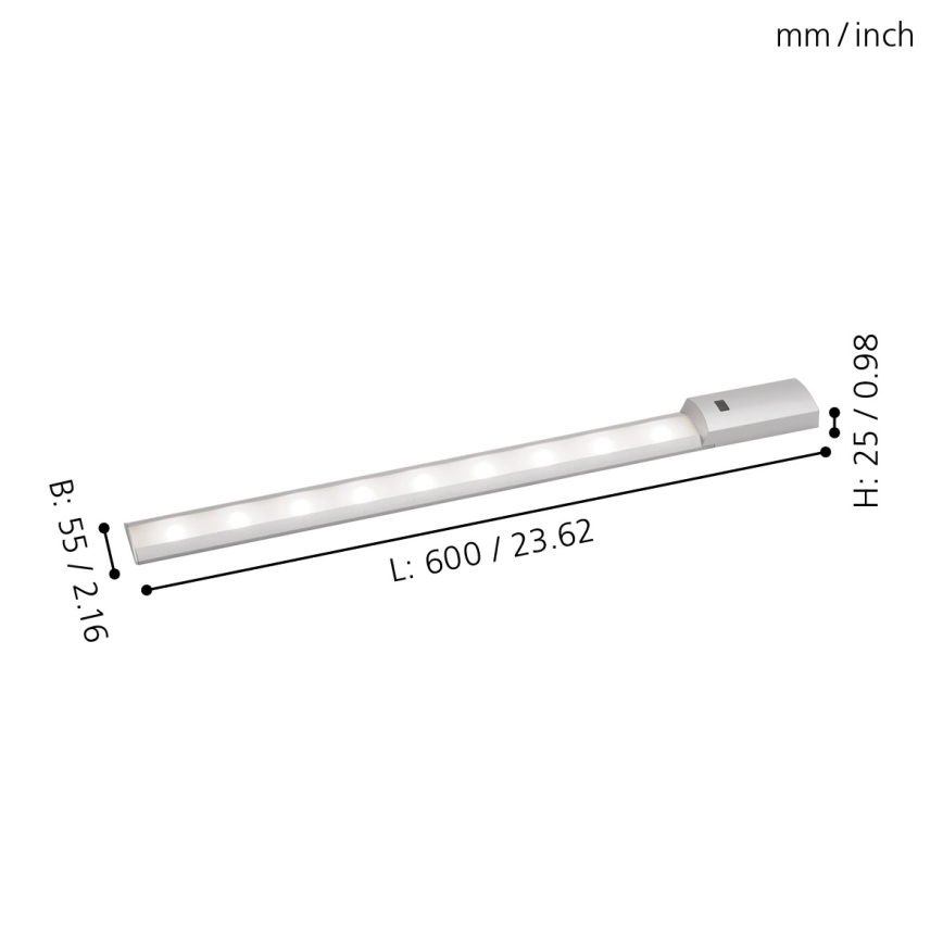 Eglo - LED Köögikapi valgusti anduriga LED/8.1W/230V