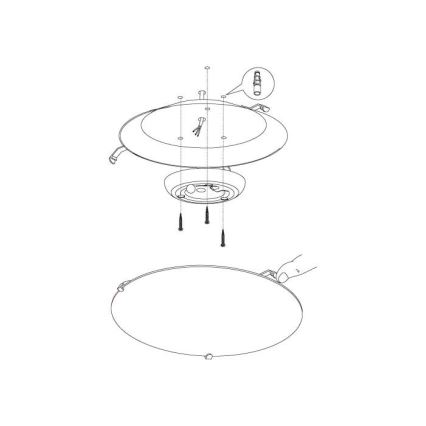 Eglo - LED-laevalgusti LED/11W/230V