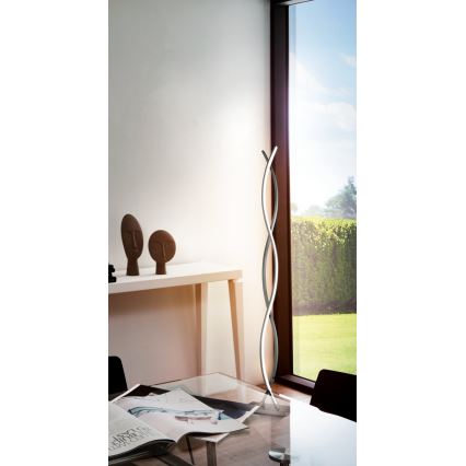 Eglo - LED põrandalamp LED/36W/230V läikiv kroom