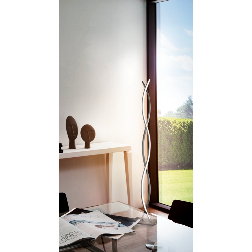 Eglo - LED põrandalamp LED/36W/230V läikiv kroom