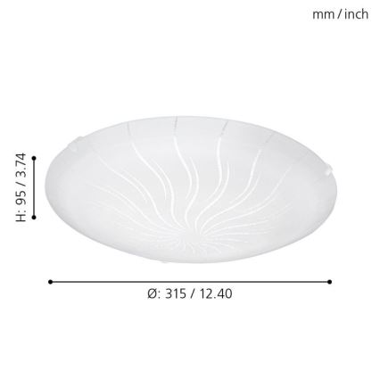 Eglo - LED-laevalgusti LED/11W/230V