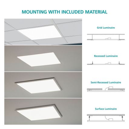 Eglo - LED Süvistatav paneel LED/40W/230V